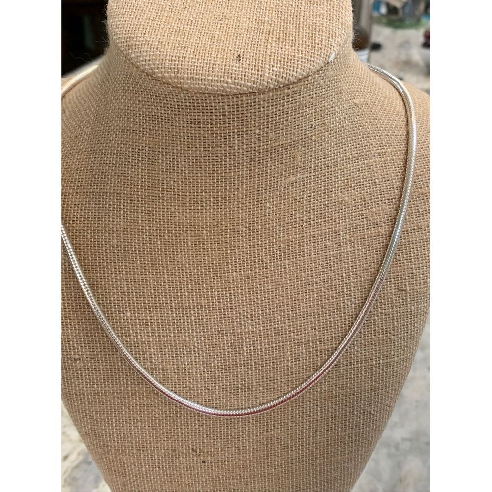 .925 Sterling Silver 22” Snake Chain